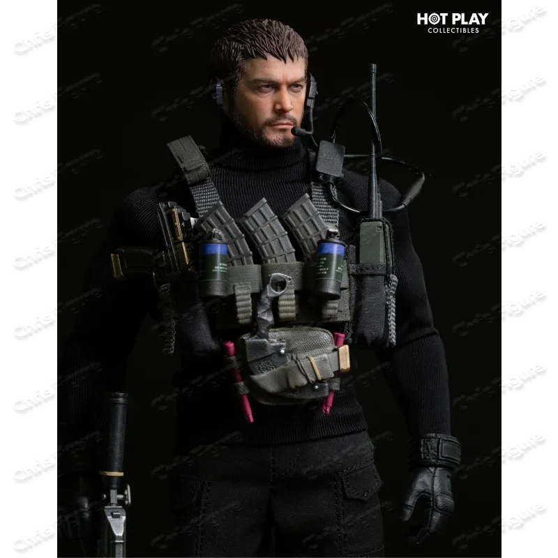 In Stock HOTPLAY HP001 Resident Evil 8 Captain Chris 1/12 Cloth Mobile Soldier Doll Model Toy Gift