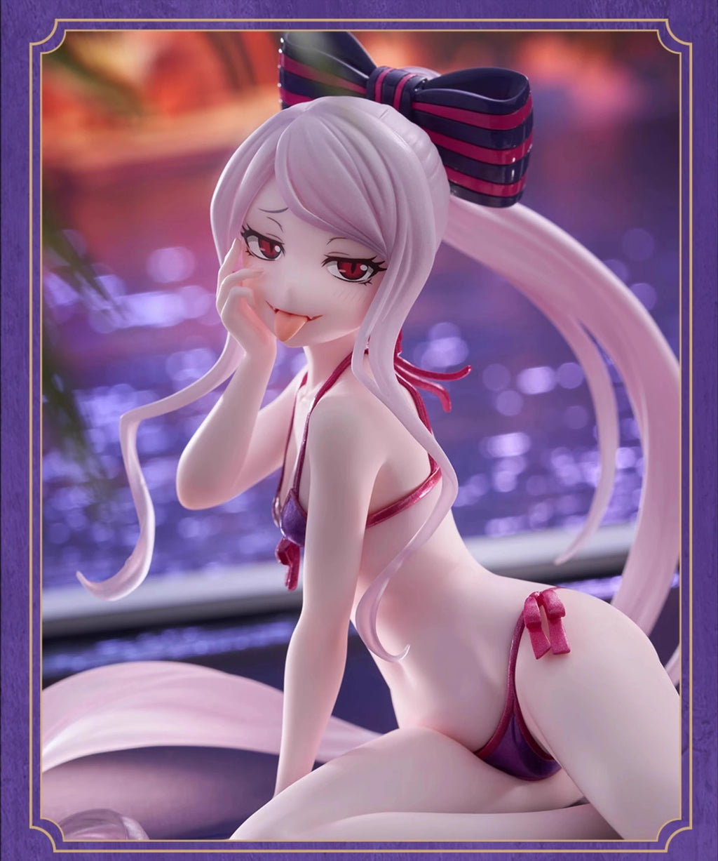 Auf Lager TAITO Coreful Overlord Shalltear Badeanzug Ver Desktop Süße Puppe Kawaii Anime Figuren Geschenk Spielzeug Modelle PVC Sammlerstück