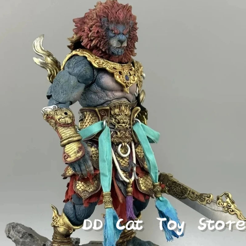 Auf Lager: Fury Toys „The Record Of The Mountain And Sea Demon God Demon Kings At Lion Gamel Ridge“ – Azurblauer Löwe, 1/12 Actionfigur