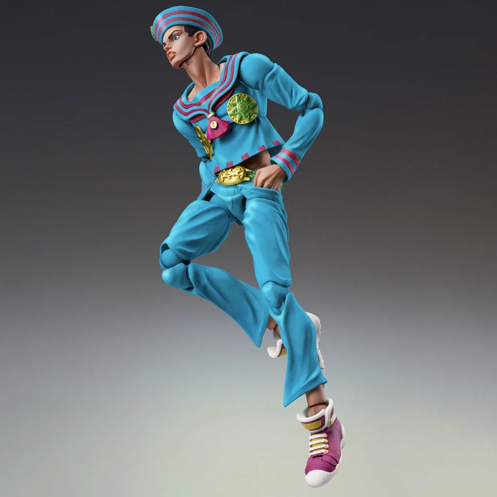 In Stock Original Medicos Entertainment Super Action Statue Jojo No Kimyou Na Bouken Jojolion Soft & Wet Anime Figure Garage Kit