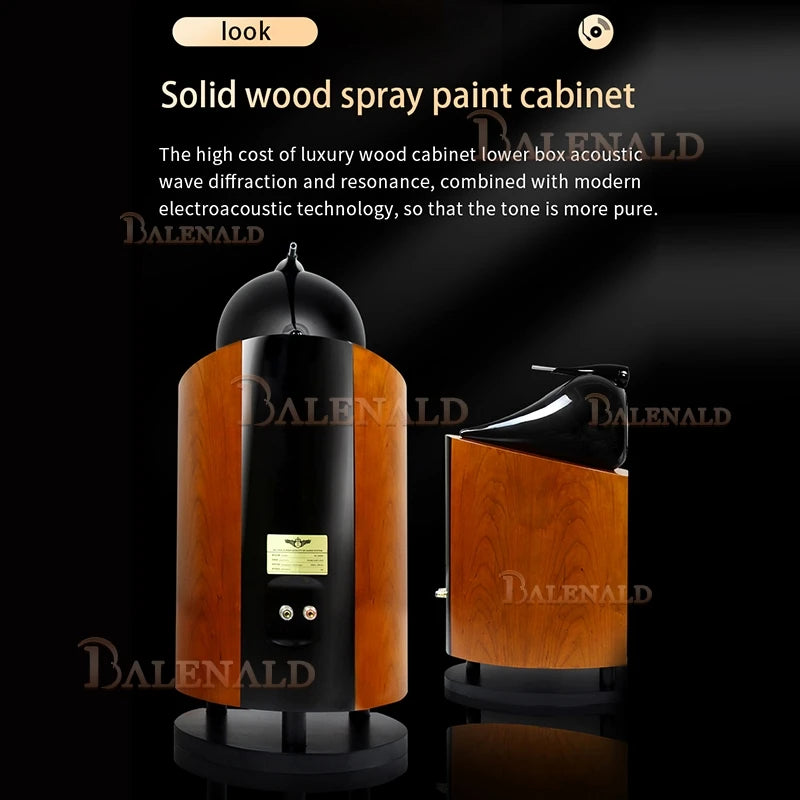 Fever High-Fidelity 8-Zoll-Bass Nautilus Audio Drei-Wege-Regal-Passiv-HiFi-Lautsprecher