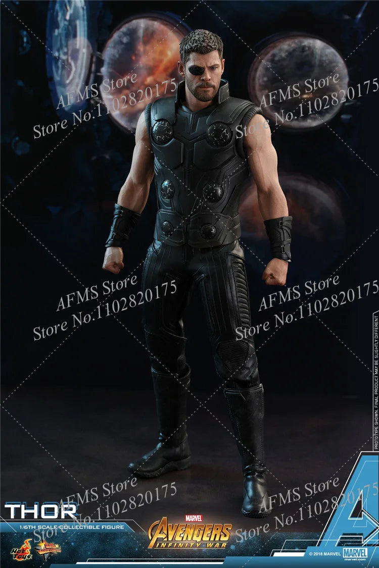 HT HotToys MMS474 1/6 Men Soldier Avengers Infinity War Thor Odinson Chris Hemsworth Dolls 12Inch Full Set Action Figure Body