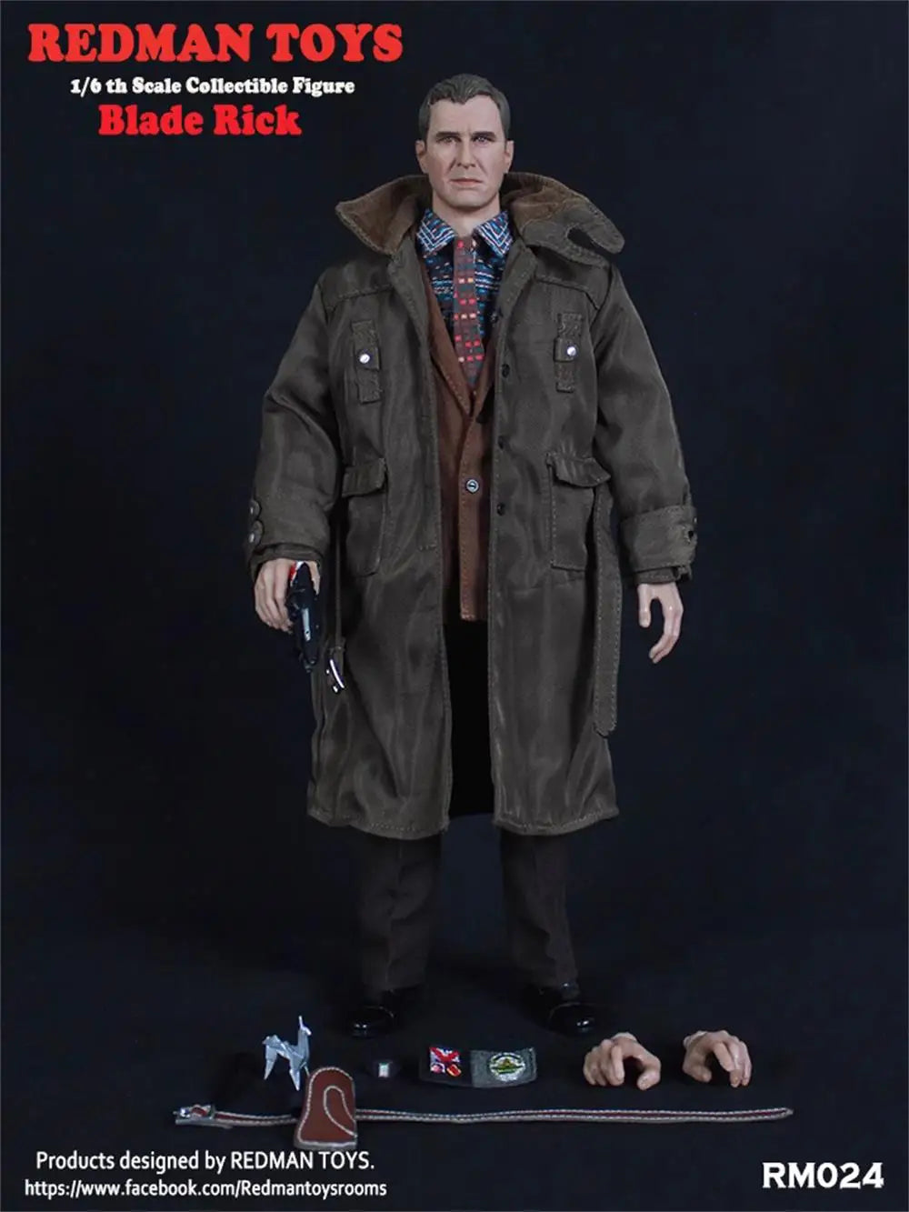 In Stock For Sale 1/6 Redman Toys RM024 Soldier Doll Killer Rick Full Set Moveable Action Figure About 12" Gift For Fans Collect