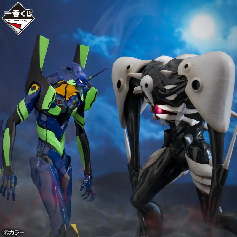 Bandai Genuine Ichiban NEON GENESIS EVANGELION Anime Figure EVANGELION-01 THIRD ANGEL SAKIEL Action Toys for Kids Gift Model