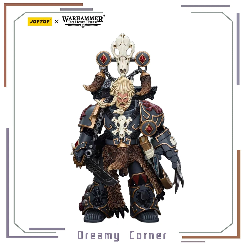 【In Stock 】JOYTOY Warhammer 40K Space Wolves Geigor Fell-Hand 1/18 Action Figures Toys Models