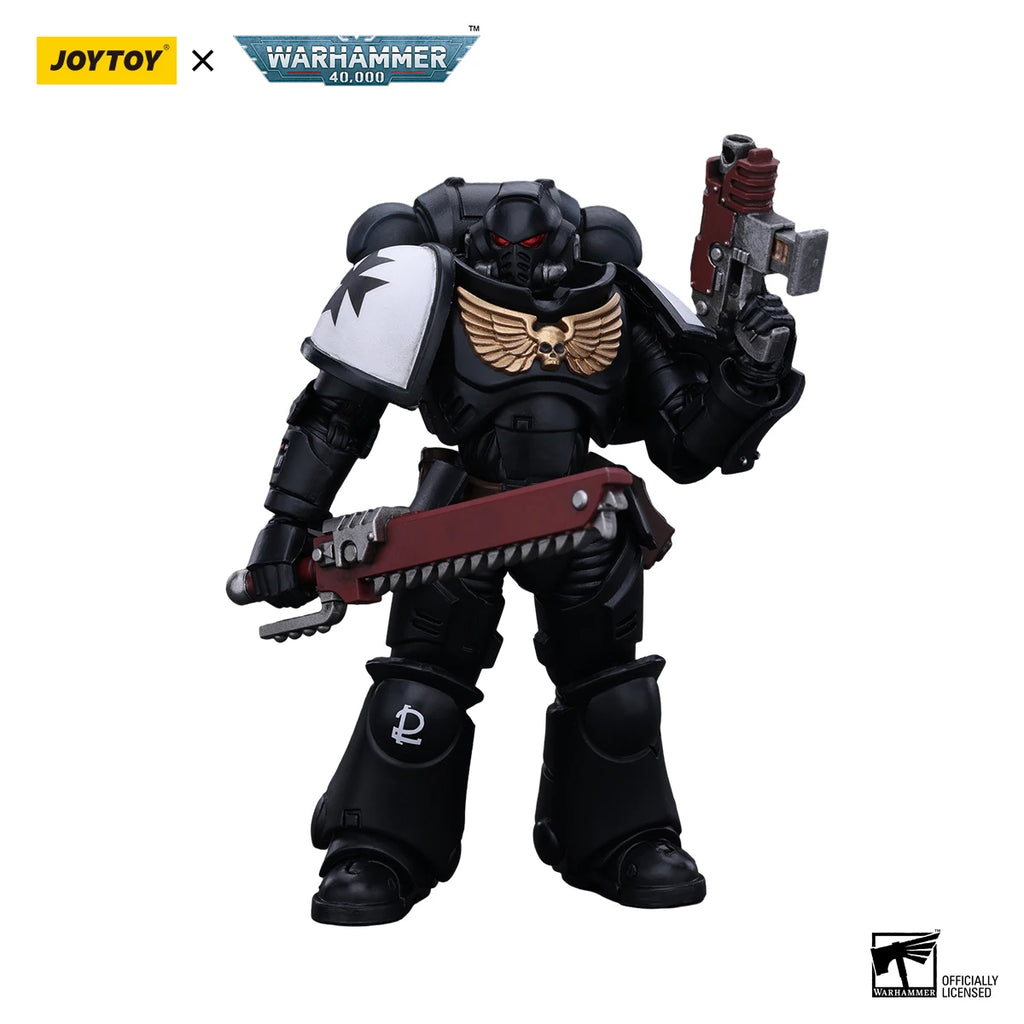JOYTOY Warhammer 40K Action Figure Space Marines Ultramarines Outriders Brother Catonus Black Templars Brother Valtus Model Toys