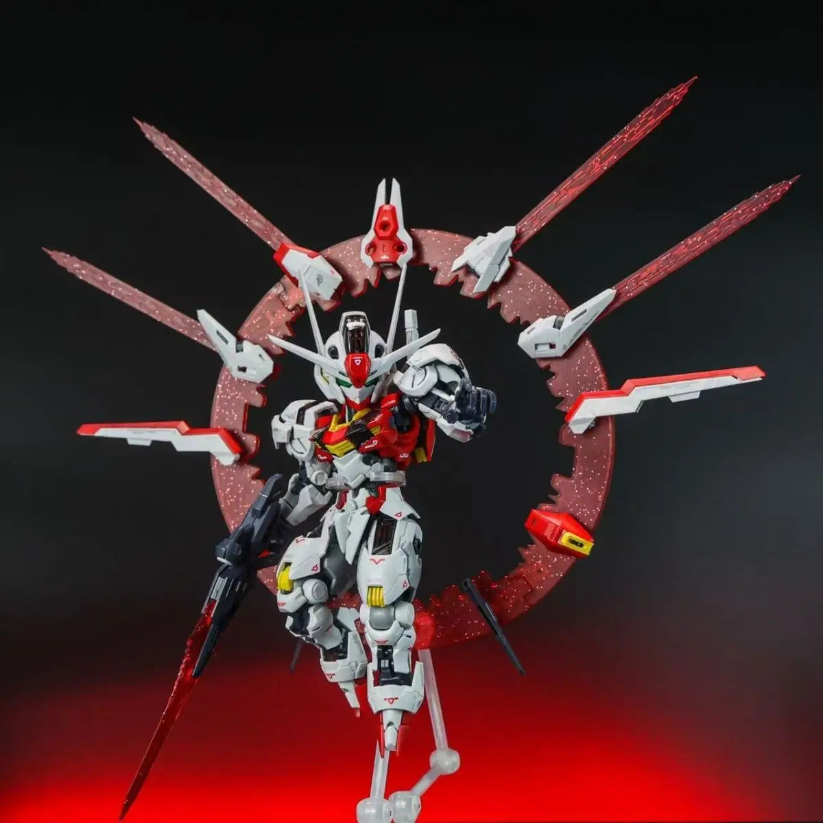 supa Model MGSD XVX-016 Aerial Chinese red Assembly Model Kits  Anime Action Figure Plastic Robot Model Gifts Toys