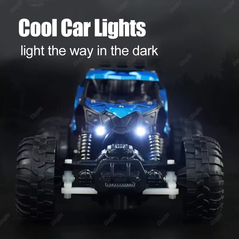 2025 New 2.4G Alloy Electric RC Car High Speed Off Road Racing Vehicle Truck Rechargeable Kids Toy Perfect for Boy  Outdoor Play