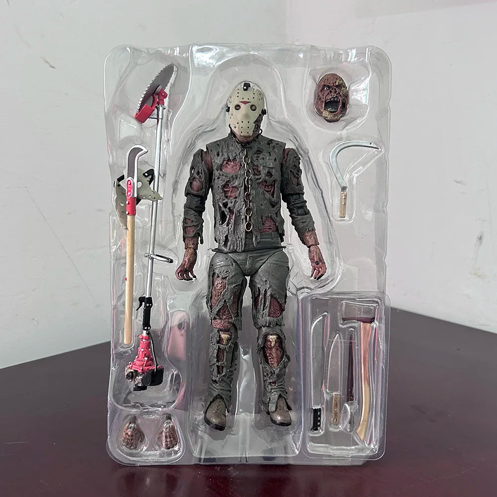 NECA Петък Джейсън 13-та фигурка Нова кръв Джейсън Ворхийс екшън фигурка Част VII Ужаси Хелоуин колекция играчки кукли подаръци