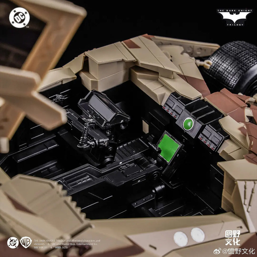 1/12 Batmobile Dc Dark Knight Trilogy Assembly Model Action Figure Batman Tumbler Batmobile Vehicle Set Toys Gifts