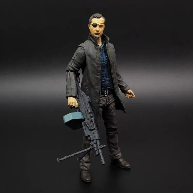 Genuine Bulk 5 Inch Action Figure Rick Grimes Morgan Jones Andrea Pvc Anime Model Collectible Toy