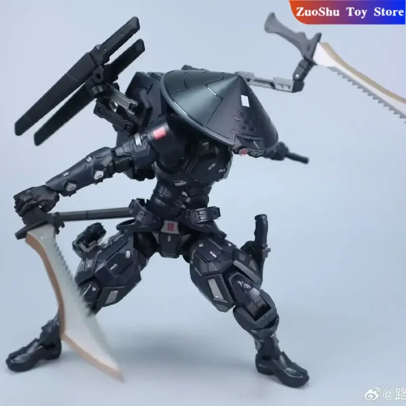 Anime Black Warrior Action Figure Cool Snake Eye Sc001 Black Warrior With Sword Movable Model Figurine For Kid Collection Gifts