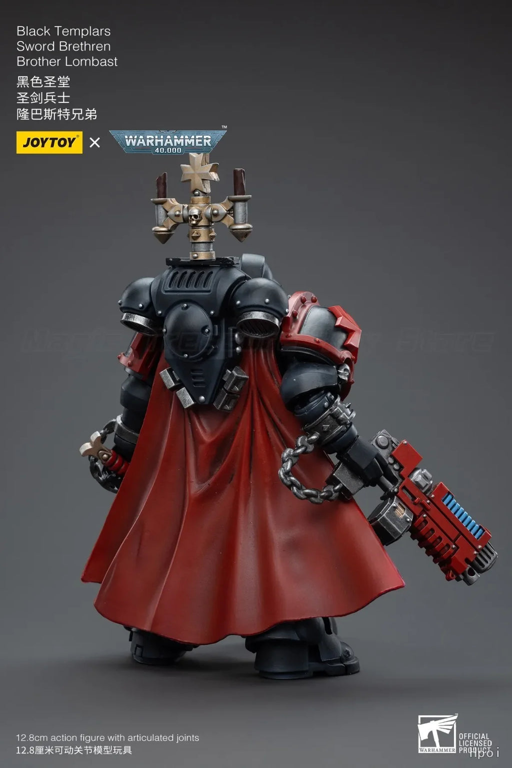 【MT】In stock JOYTOY 1/18 Action Figure Warhammer 40K Black Templars Sword Brethren Brother Lombas Model Toy Gifts
