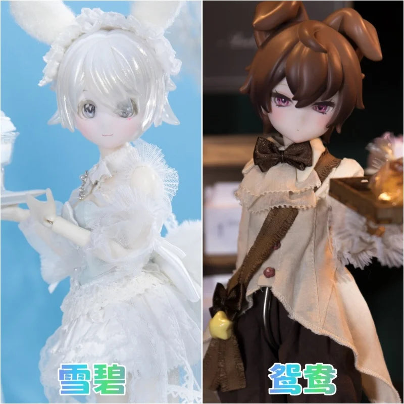 Bjd UF Doll Pus Tea Plus Series Mandarin Duck 1/5 Movable Joint Figure Limited Doll Desktop Decoration Toy Girl's Christmas Gift