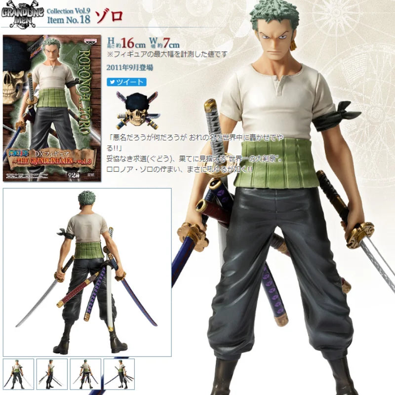 Banpresto One Piece Genuine Dxf Great Route Luffy Sauron Sanji Group Jingpin Figure Birthday Gift