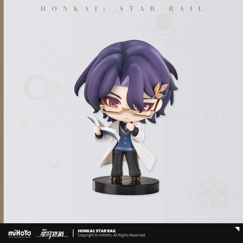 Honkai Star Rail Genuine Peripherals Action Figures Toys March 7th Dan Heng Q-version Sitting Toy Gift EX CASHAPON Original