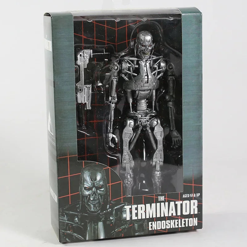NECA Terminator 2: Judgment Day T-800 Arnold Schwarzenegger PVC-Actionfigur, Sammlermodell, Spielzeug, 18 cm