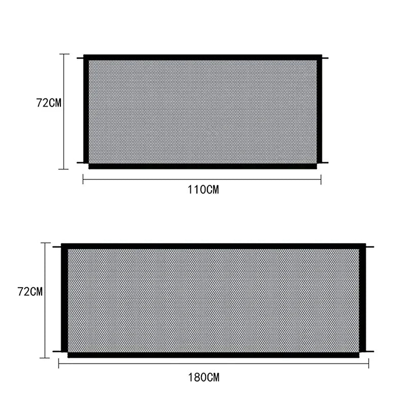 Stair Safety Net for Kids & Pets ,Ultimate Indoor  - Heavy-Duty Banister Guard Mesh