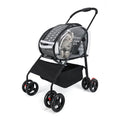 Pet Stroller for Outdoor Travel Lightweight Foldable and Detachable Breathable Suitable for Small and Medium-sized Dogs and Cats