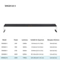 Chihiros WRGB II 2 Full Specturn Water Plant LED Light Upgrade RGB Built in Bluetooth APP Control for Aquarium Fish Tank