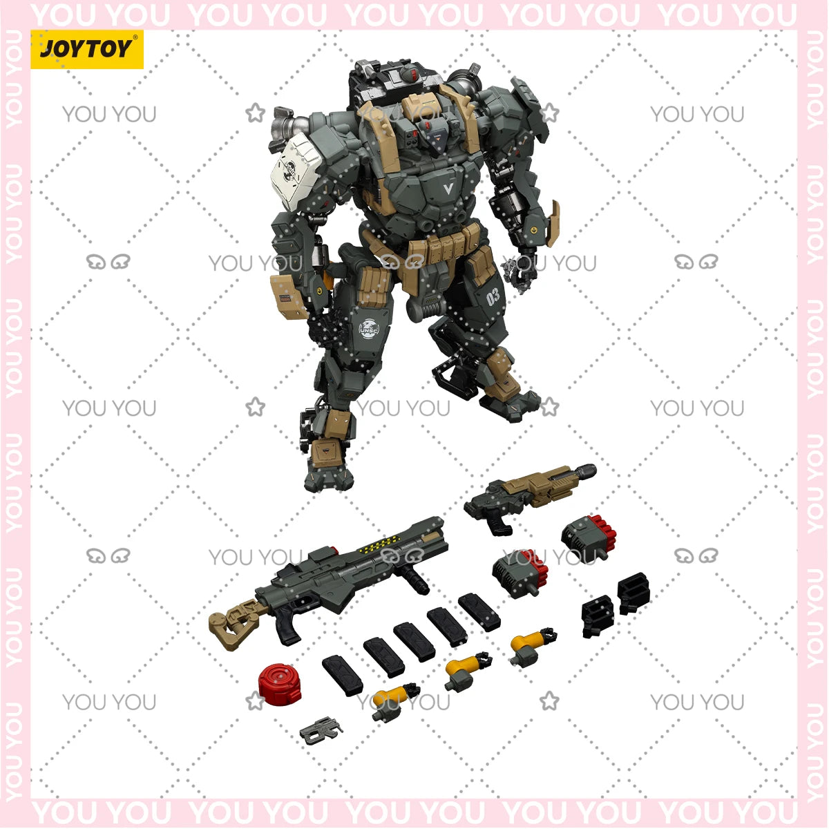 Adults 18 Plus JOYTOY Battle for The Stars 1/18 31cm Action Figures Mecha Tyrant-03 Tactical Type