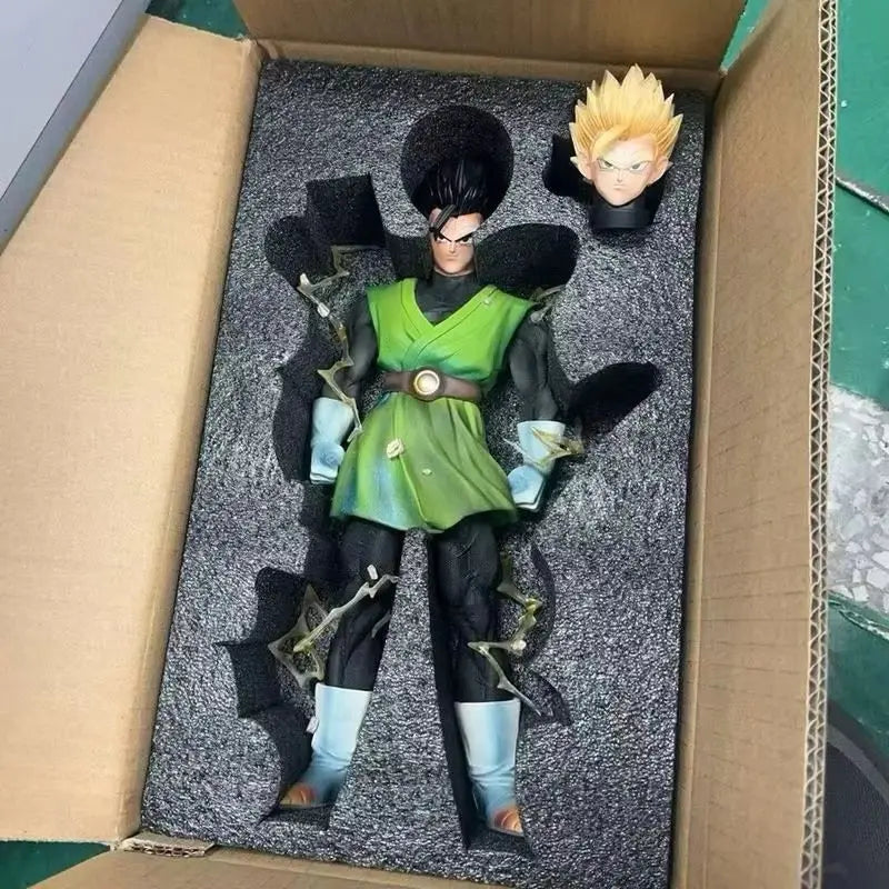 In Stock Hy Studio 32cm Dragon Ball Son Gohan Anime Figures Gohan Figure 2 Head Pvc Statue Collection Model Decoration Gifts Toy