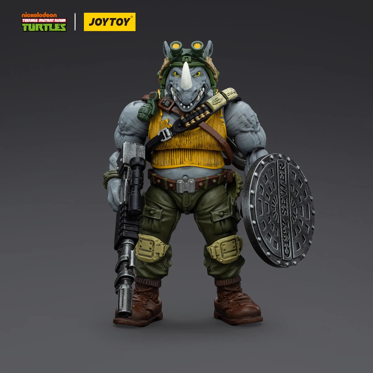 JOYTOY JOYTOY TMNT Teenage Mutant Ninja Turtles Beebop &amp; Rocksteady 1/18 Actionfigur Modellspielzeug