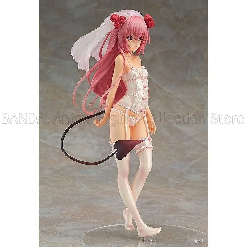 In Stock Original To LOVE Ru Darkness Nana Astar Deviluke Lingerie-style Wedding Dress Toys Model Decoration Gift Collection