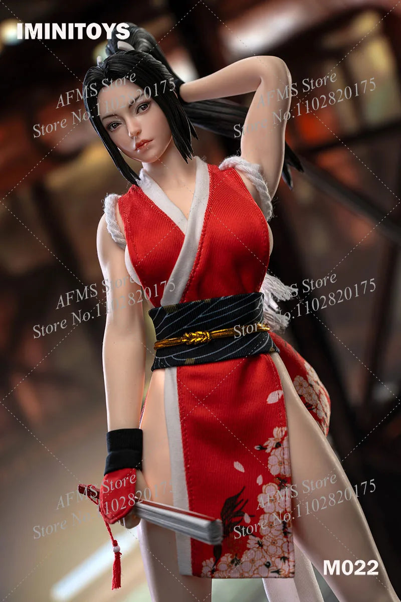 Minitoys M022 1/6 Scale Collectible Figure Charm Anime Fighting Goddess Head Sculpt Clothes Fit 12" Action Figure Soldier Body