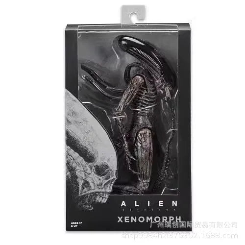 2024 Hot New Neca Alien Covenant Xenomorph Action Figures Contract Black Alien Model Statue Doll Collection Decoration Gift Toys