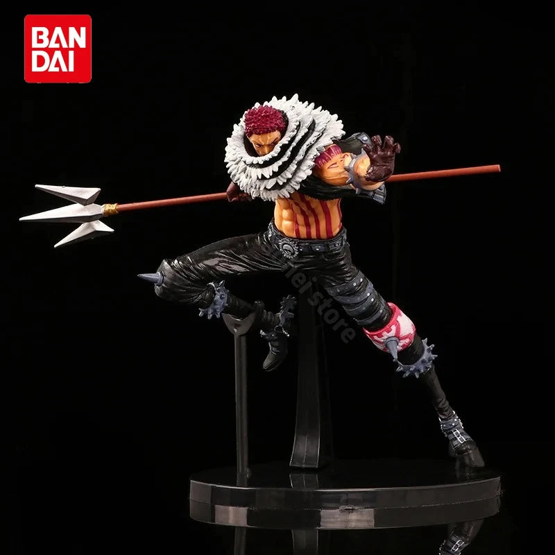 15cm Anime One Piece Figure Charlotte Katakuri King of Artist  PVC Model Toys Collection Desktop Decoration Kids Gi