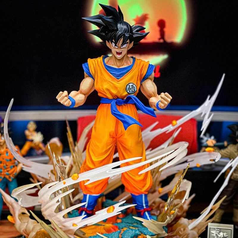29 cm Dragon Ball Z Son Goku Anime Figur Kaioken Action Figur PVC Statue Sammlung Modell Dekoration Ornamente Spielzeug Geschenk