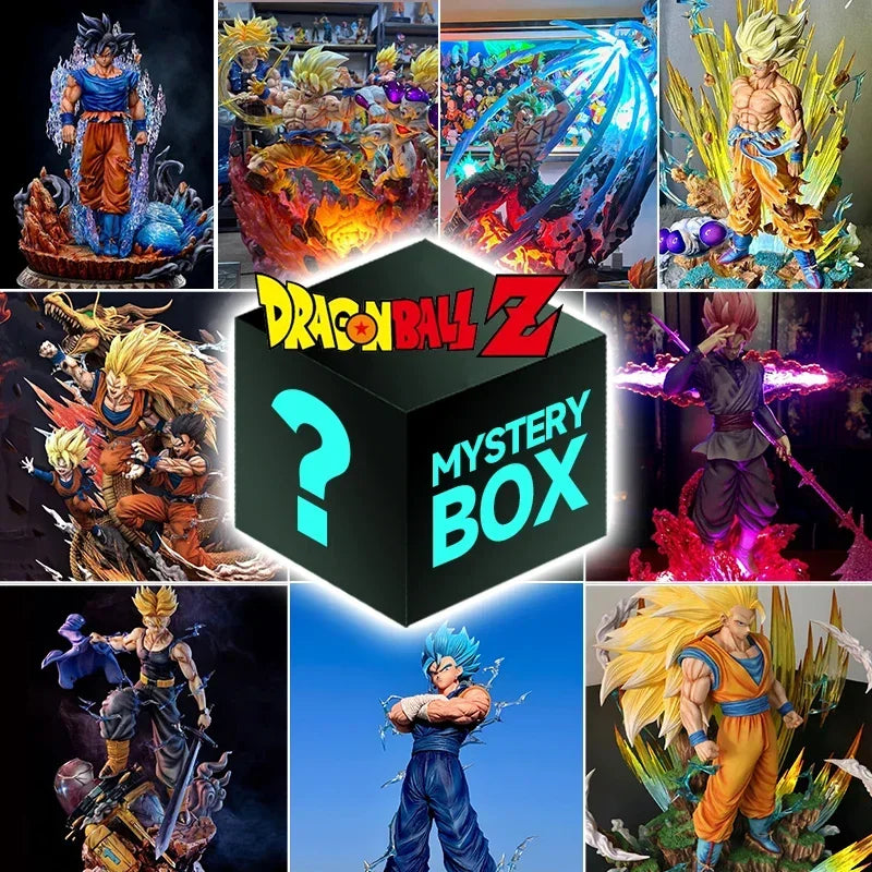 Dragon Ball Z Anime Figure Mystery Box 12pcs Random Gacha Capsule Toys Super Saiyan Goku Vegeta Majin Buu Cell Frieza Piccolo
