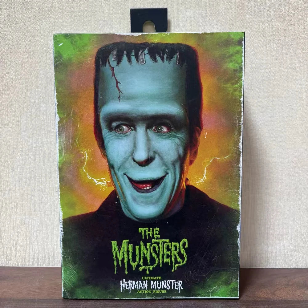 NECA The Munsters (TV Series) - Ultimate Grandpa/Herman Munster 7” Scale Action Figure Model Doll Garage Kit