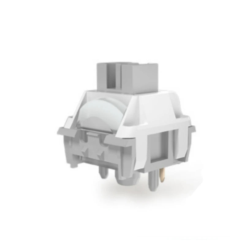 Kailh Light Pressure Linear Cool Mint V2 клавиатурен превключвател, бърза проводимост, ледено преден сребрист превключвател, персонализиран плавен превключвател за електронни спортове