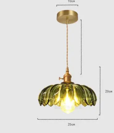 IWHD Big Glass Pendant Lights Fixtures Bedroom Dinning Living Room