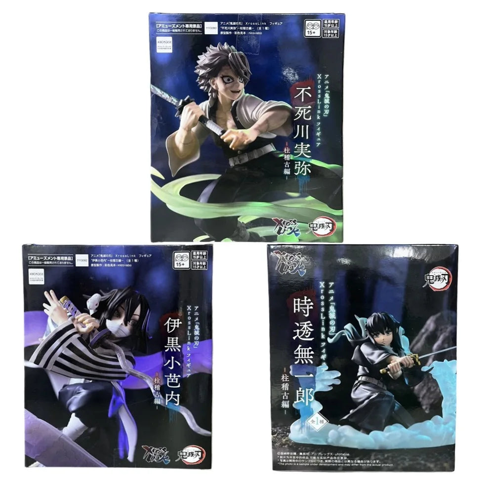 Оригинален SEGA Xross Link Demon Slayer Shinazugawa Sanemi Iguro Obanai Tokitou Muichirou Anime Figures Action Figures Model Toys