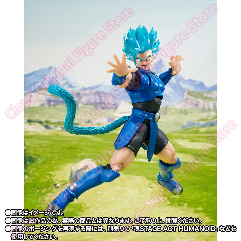 In Stock 100% Original Bandai S.H.Figuarts SHF Dragon Ball Charlotte Pvc 14.5cm Anime Figures Collectible Model Toys