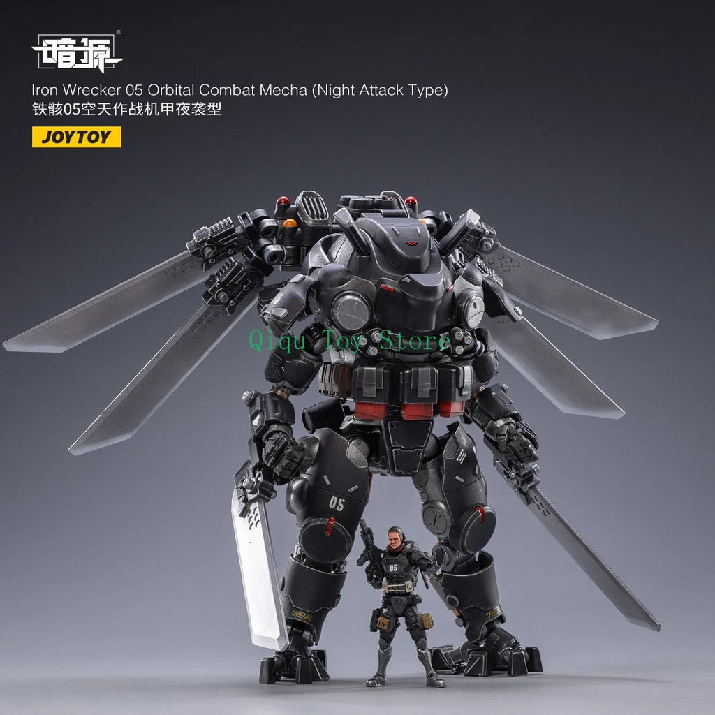 1/25 JOYTOY Action Figure Mecha Iron Wrecker 05 Orbital Combat Mecha Night Attack Type Anime Model Toy