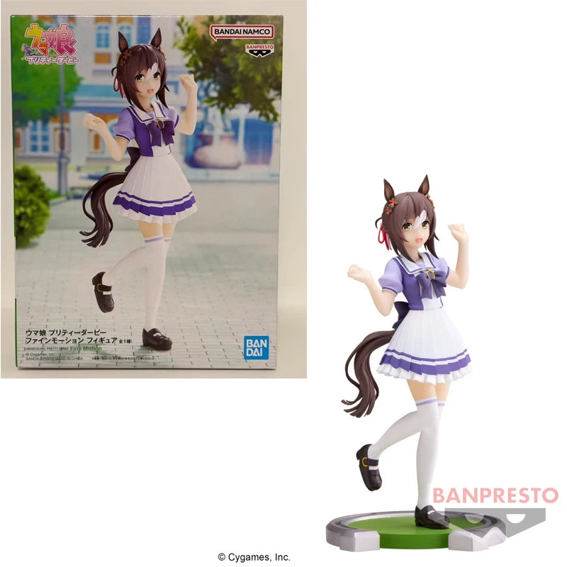 Fast Shipping Bandai Anime Pretty Derby BANPRESTO Special Week Rice Shower Silence Suzuka Tokai Teio Original Model Toys Figure