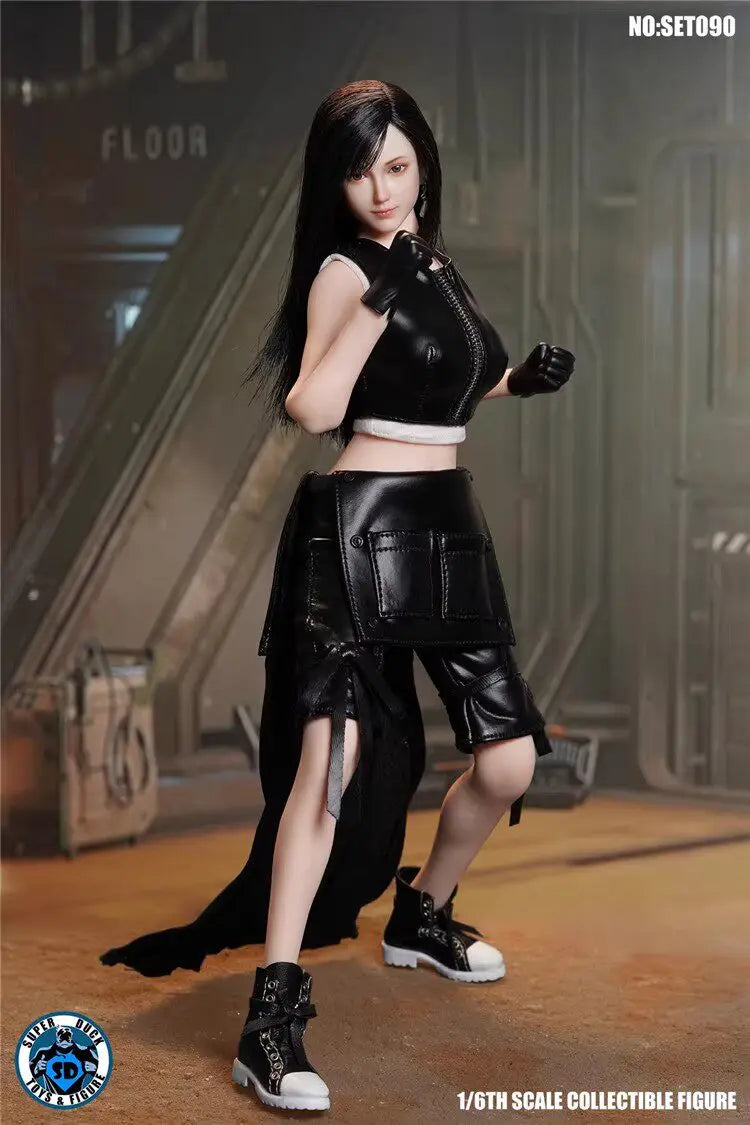 In Stock SUPER DUCK SET090 Tifa Lockhart Movie edition Movable Model Toys 1/6TH SCALE COLLECTIBLE FIGURE Accessory part