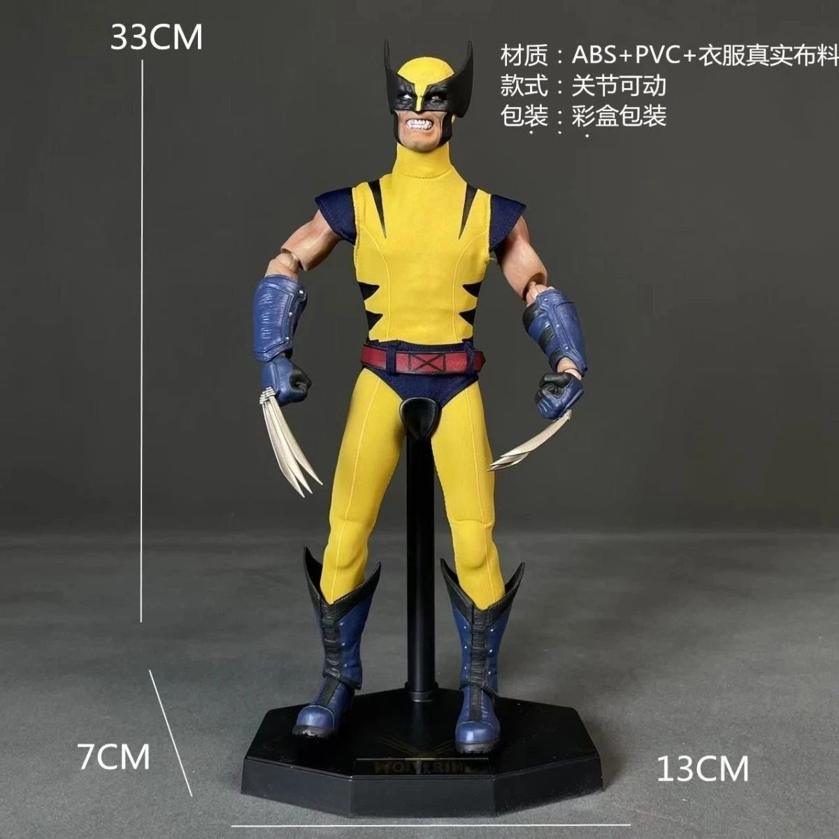 30cm Movie Wolverine joint mobility Action Figure PVC Model statue Toys Doll Desk Decor Collectible Gifts boxed