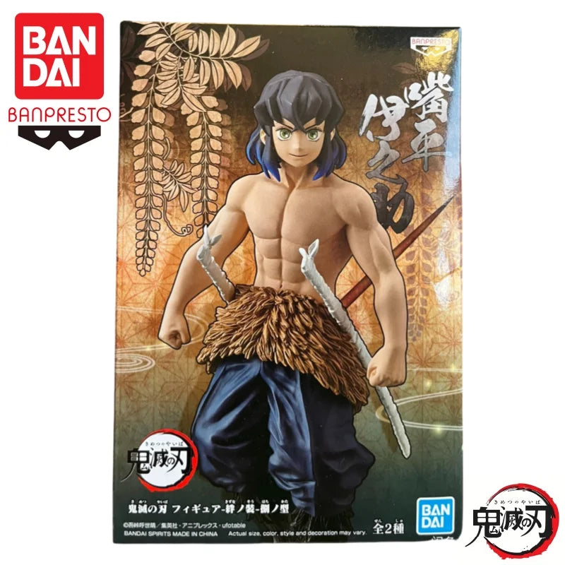Auf Lager Bandai Original Banpresto Demon Slayer 8 Tsuyuri Kanao Hashibira Inosuke Actionfigur Modellpuppe Nagelneu verpackt