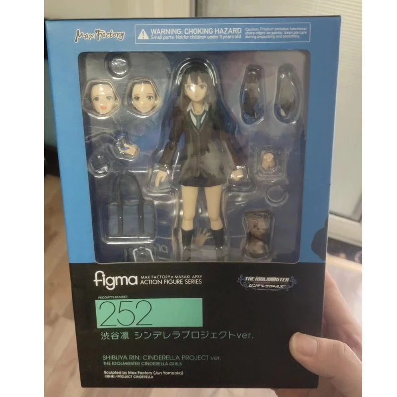 In Stock Max Factory Figma 252 Idol Master Cinderella Girl Shibuya Rin Game Related Products Movable Model Of Beautiful Girl Toy