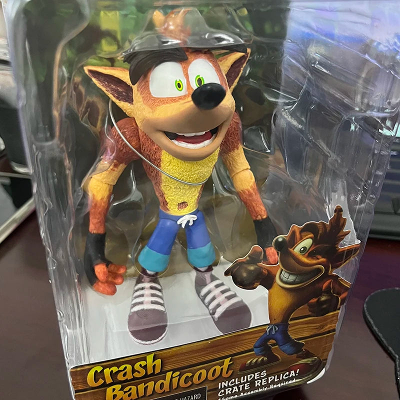 NECA Figure Game Crash Bandicoot Sane Trilogy Action Figure Model Toys Bookshelf Ornament Birthday Present For Friends
