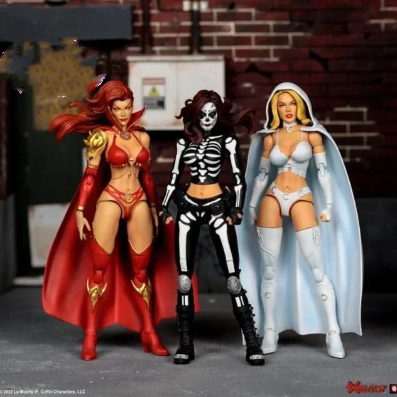 6-Inch Genuine 2024 Executive Replicas 1/12 Scale La Muerta Chaotica Lady Satanus Anime Figure Female Soldier Model Kids Gifts