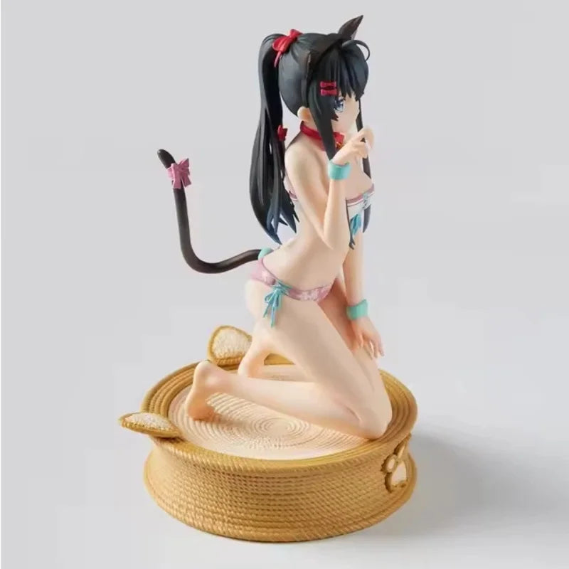 Aforce Yukino Yukinoshita Anime Action Figure Oregairu Swimsuit Cat Ear Version Collectible Statue For Anime Fans
