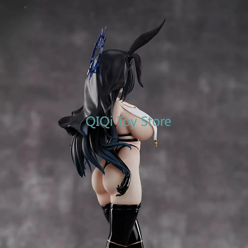 in stock  Original box  Rabbit's Nest Series 1/4 Black Nun Bunny Girl Hand-made Ornaments