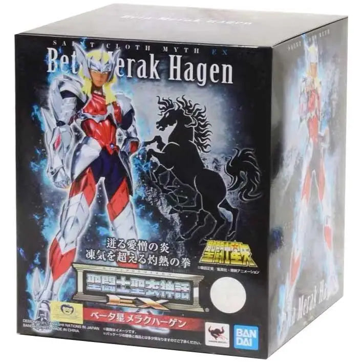 100% BANDAI Saint Cloth Myth EX Beta Merak Hagen Saint Seiya Anime Character Model Toy Collection Gift in Stock
