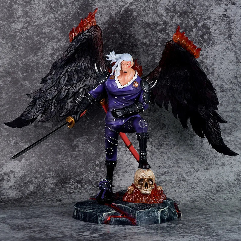 34CM Gk One Piece Anime Actionfigur King Sammlerstück Hochwertige Puppenspielzeug Modell Desktop-Ornamente Kinder Bestes Geburtstagsgeschenk